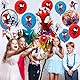 Jungen Geburtstags deko, 85 Stück Kinder geburtstag Deko set, Enthält Banner, Folien Luftballons, Tortenaufsatz, Swirl Decoration, Tischdecke, Teller, Servietten, Helden-Geburtstagsdekorationen