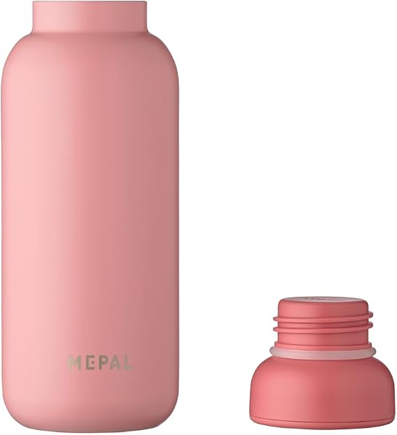 Mepal - Elipse termos şişe, çift duvarlı termos su şişesi, yolculuk için termos şişe, 9 saat sıcak ve 12 saat soğuk - paslanmaz çelik - 350 ml - Nordic Pink