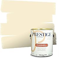 Vista 72 de PRESTIGE Pinturas de pintura exterior e imprimación en uno, 1 galón, plano, combinación comparable de Benjamin Moore* Manzanilla*