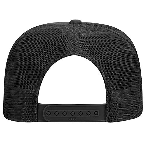 Image of OTTO Polyester Foam Front 5 Panel Pro Style Mesh Back Trucker Hat