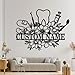 Custom Floral Medical Tool Metal Wall Art LED Light Personalized Medical Tools Nurse Name Sign Decor Nurse Gift RN Doctor Gift Xmas Gift