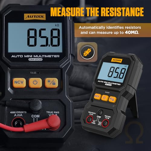 Image of AUTOOL Digital Multimeter, Multi Meter True RMS Auto-Ranging NCV