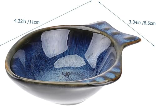 Miniatura 5 de Bandeja de cubiertos 2 unids platillo de cerámica Snack Plate Sushi Cerámica Bandeja de cubiertos