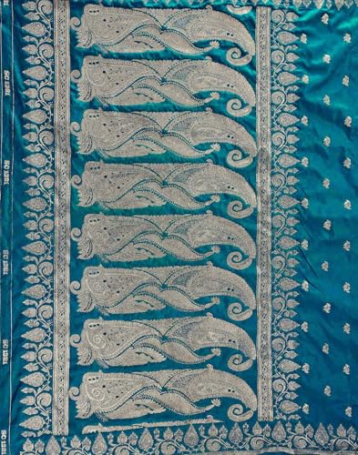 Image of SIRIL Women's Banarasi Soft Silk Saree Pure Silk with Unstitched Blouse Piece