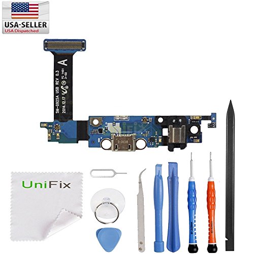 Unifix-Charger Dock Charging Flex USB Port Connector for Samsung Galaxy S6 Edge AT&T G925A + Premium Tools Unifix-Charger Dock Charging Flex USB Port Connector for Samsung Galaxy S6 Edge AT&T G925A + Premium Tools
