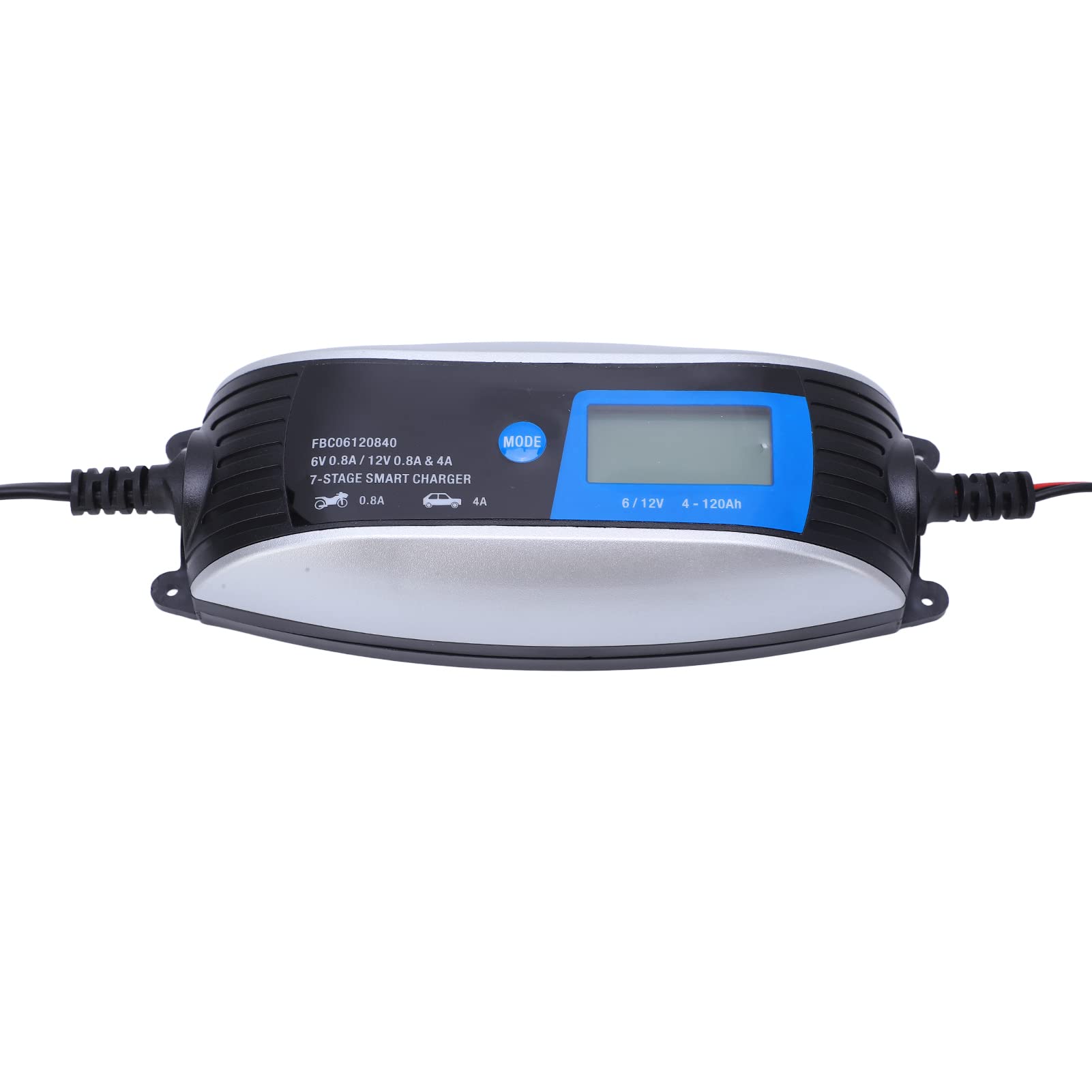 Inteligentna ładowarka do akumulatorów, automatyczna inteligentna ładowarka do ładowarki 12 V 24 V z wyświetlaczem LCD, profesjonalna ładowarka samochodowa do motocykla samochodowego