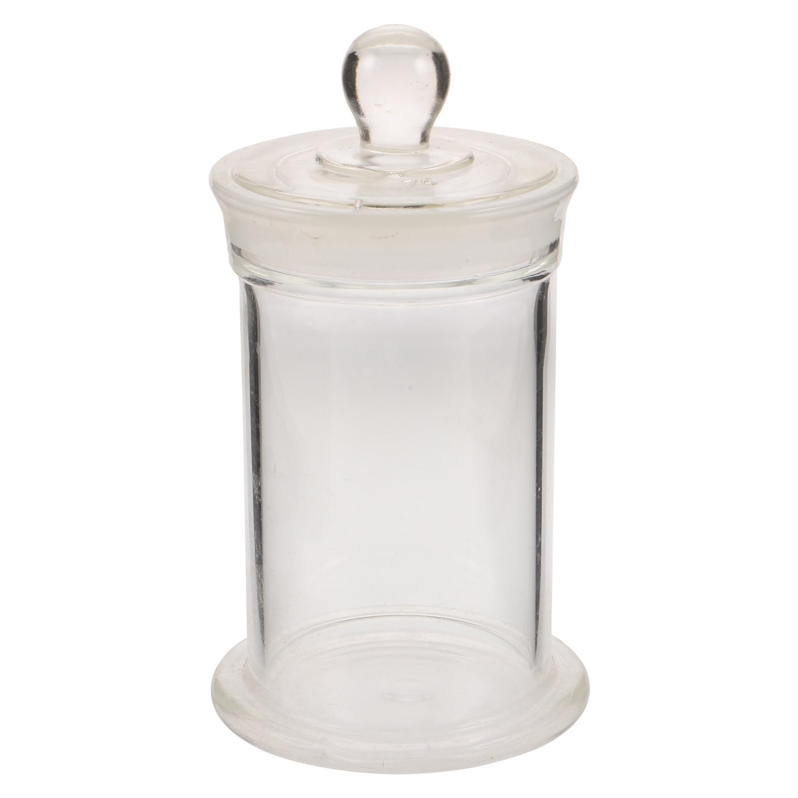 Gatuida Flacone per reagenti in vetro da laboratorio: contenitori per campioni in vetro a bocca larga con coperchio - Flaconi per reagenti in borosilicato ad alto spessore per campioni di laboratorio,