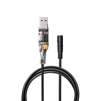 USB Programming Cable for Bafang BBS01, BBS02, BBSHD, and BBS01B/BBS02B Motor with UART Protocol - 39in 100cm Length