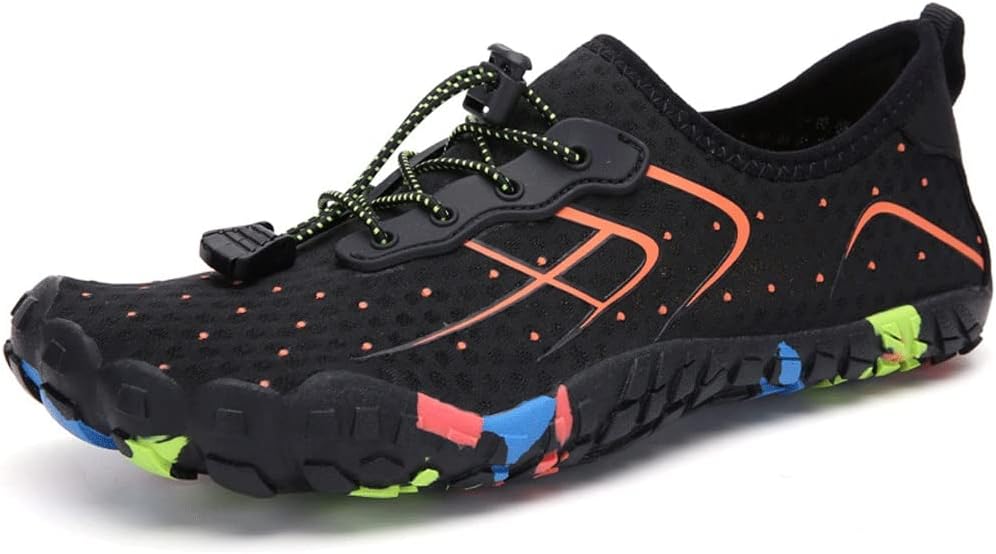 Men and Women Upstream Shoes Outdoor Beach Shoes Five-Finger Swimming Shoes Rock Climbing Hiking Shoes Water Shoes(43)