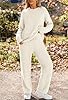 MEROKEETY Womens Pajama Sets 2025 Fall Lounge Swea... #4