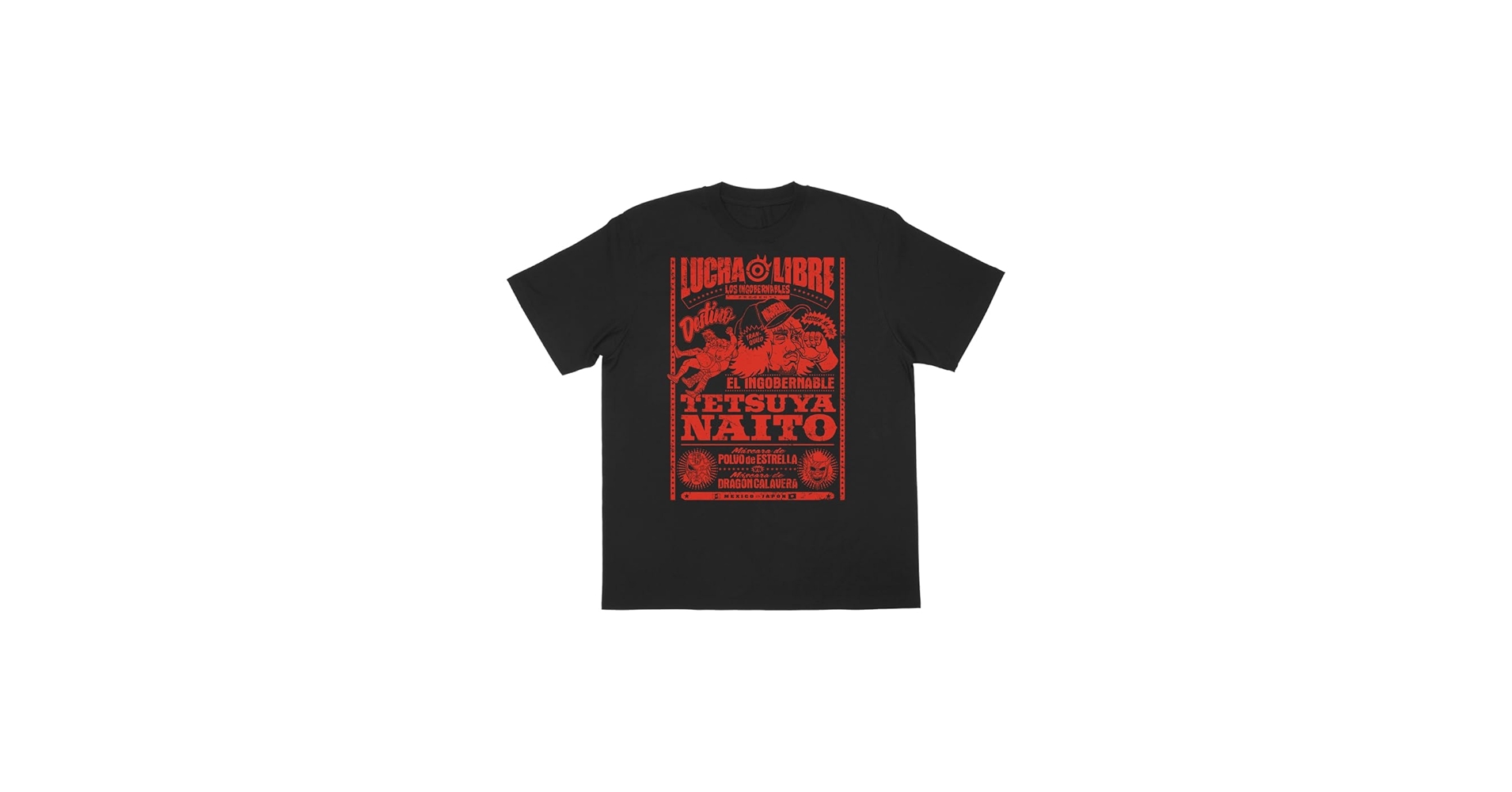新日本プロレス 内藤哲也 ソウルキャリバー コラボ Tシャツ 新品 LIJ 内藤哲也×ソウルキャリバー Tシャツ（XLサイズ）