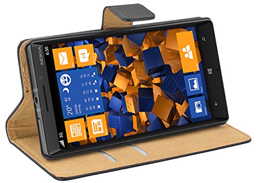 mumbi Nokia Lumia 930 Bookstyle sw   Funda para móvil Nokia Lumia 930, Negro