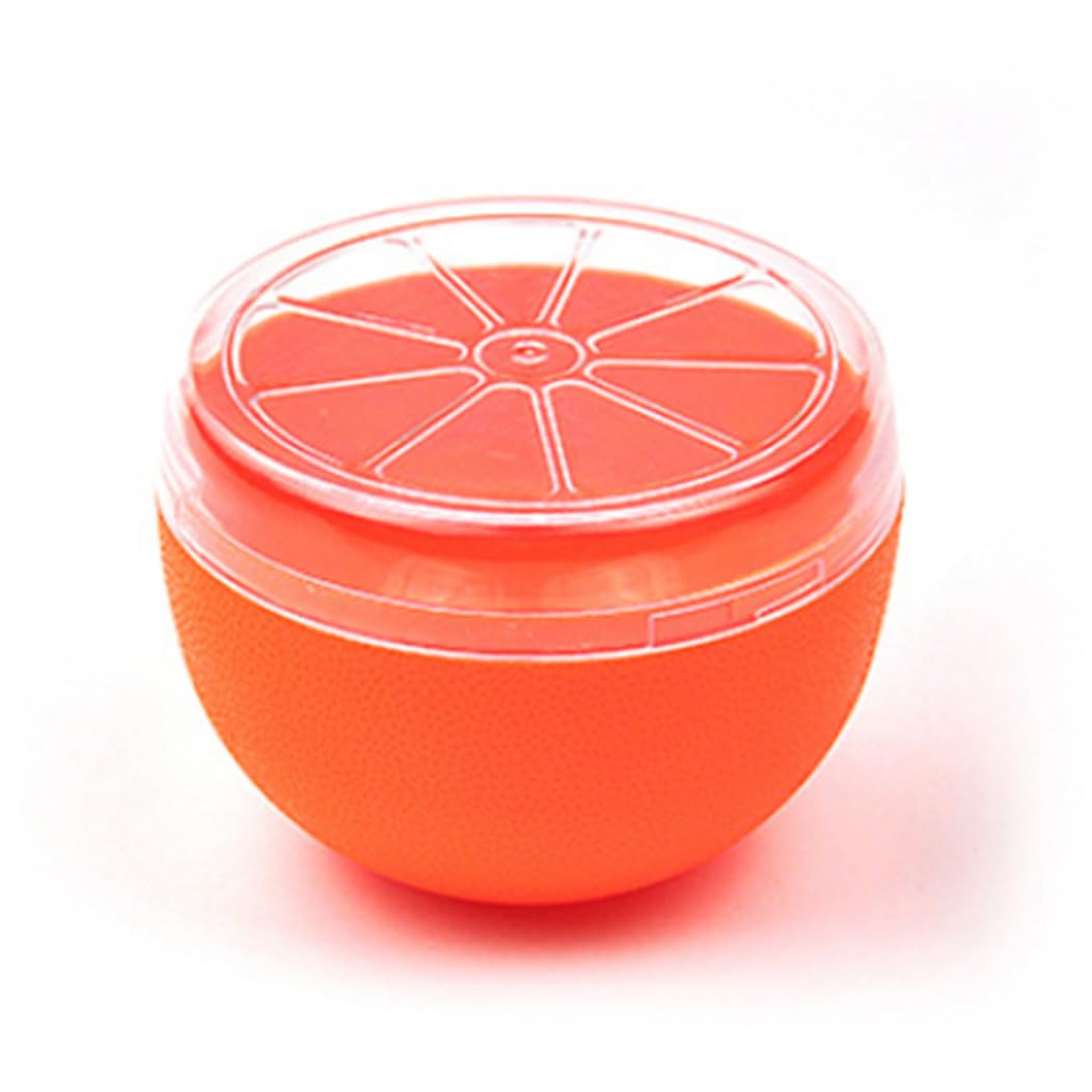 Nyutcwe Orange Fruit Shaped Saver Reusable Food Storage Container Crisper Saver With Lid