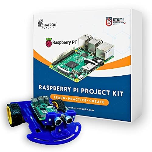 Mechatron Robotics® 20+ AI Based Projects & Robots Using Raspberry Pi Kit (RPI 8V1) with Free Step-by-Step Course Worth INR 15000 | Age Group 12-30 yrs.