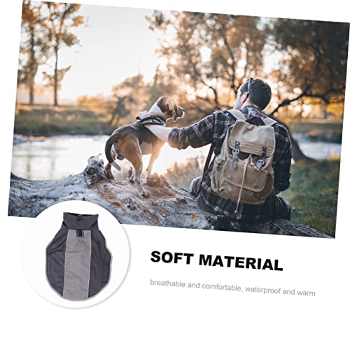 COLLBATH Capas De Chuva Para Cães Para Cães Pequenos Suéter Para Cães Com Anel Acolchoado Para Cães