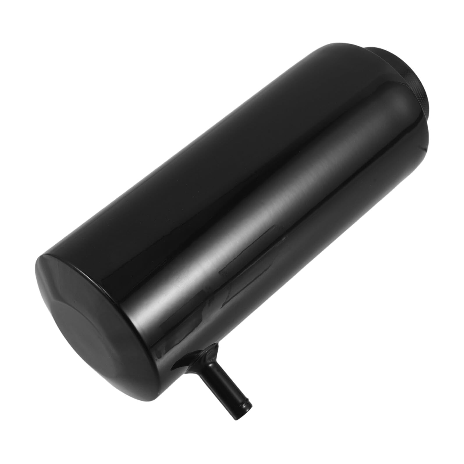 Aluminiowy Zbiornik Wyrównawczy Chłodnicy Czarny Zbiornik Płyn Chłodzący Do Samochodu Trwały i Odporny Odkształcenia Poprawiający Wydajność Chłodzenia Podczas Intensywnej Jazdy