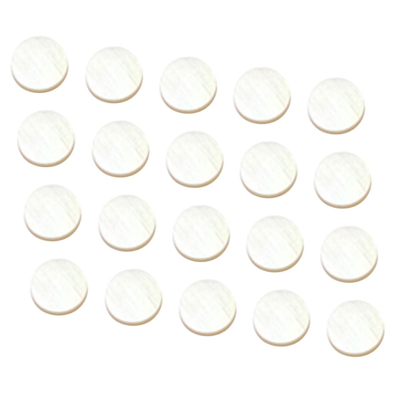 BESPORTBLE 20Pcs Inlay Dots Fingerboard Markers for Guitar Ukulele Mandolin Easy Install Fretboard Stickers Durable Guitar Accessories for Neck Decoration