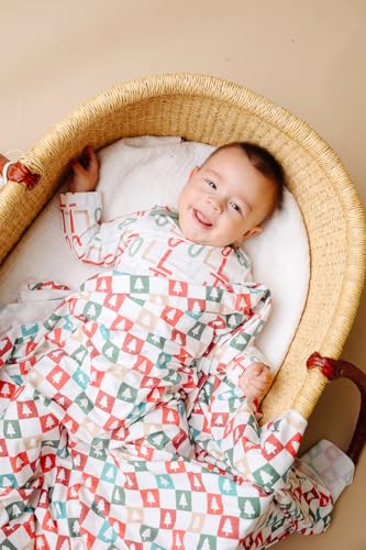 Image of Copper Pearl Swaddle Blankets for Newborns | Soft Stretchy Receiving Blankets for Boys and Girls | Large 46 x 46 Inch Baby Blankets | Lightweight and Breathable Swaddles | Fraser