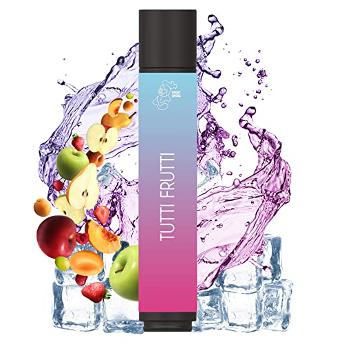 MARARDI Pod Jetable [TUTTY FRUTTI] Cigarette Électronique [SANS NICOTINE NI TABAC] Vape E-Liquide Electronique sans Recharge [600 PUFFS] Vape Électronique Variété de Saveurs pour Appareil de Vapotage Cover