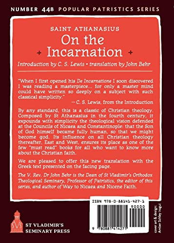 On the Incarnation: Saint Athanasius The Great of Alexandria (Popular Patrictics Series, 44b) - Image 2