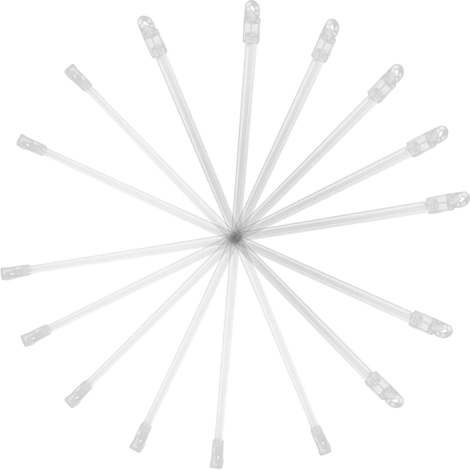 Housoutil Blinds Rod Wand Window Blind Poles 8pcs Set 17 Inches Easy to Install Tilt Wands