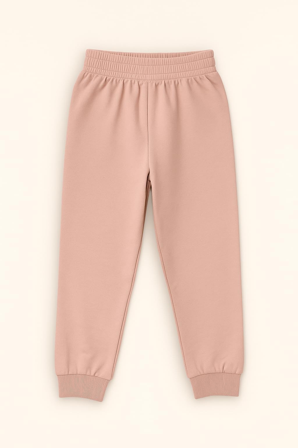 HuggleBug Cotton Terry Co-ord Set for Boys & Girls | Full Sleeves Top & Joggers | Peach | Unisex Loungewear for 1.5–6 Years | Soft & Comfortable Wear 4
