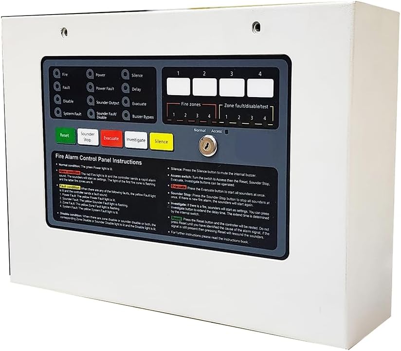 Conventional 2 Zone Fire Alarm Control Panel