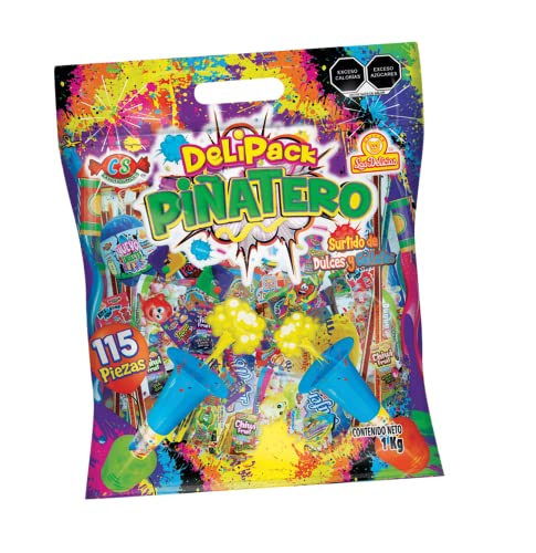 Bolsas Dulces, Kitchen Delipack Piñatero, 1 kg de Surtido de Dulces y Galletas, Las Delicias