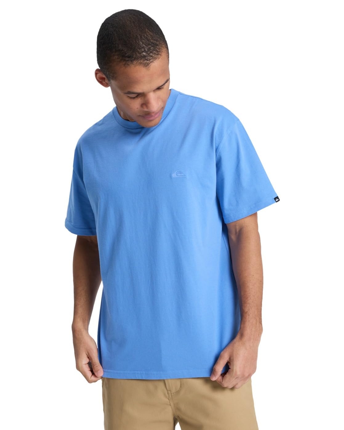 Quiksilver Short Sleeve T-Shirt Salt Water SS Mens Blue
