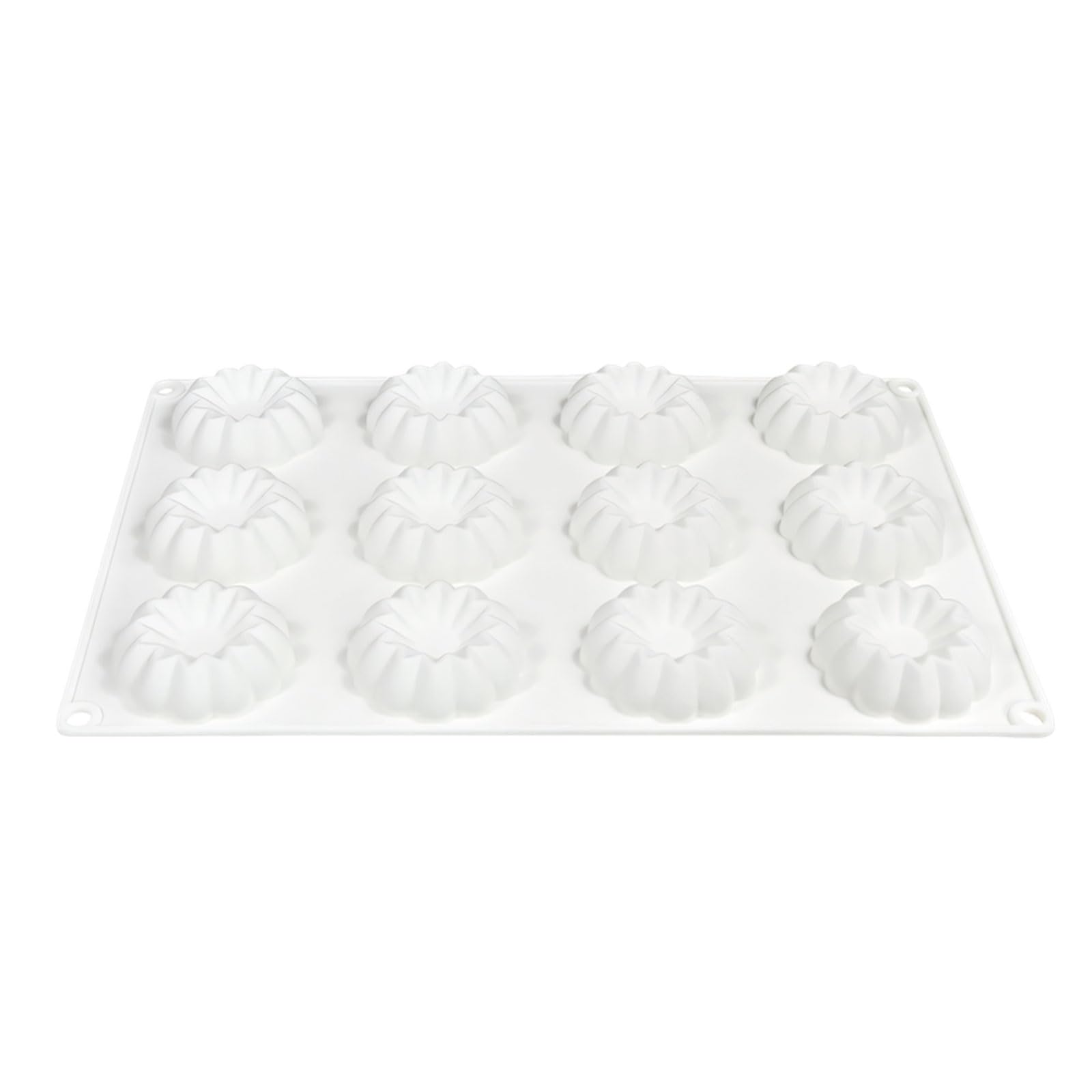 Silicone Mold 12 Cavity Chrysanthemum Tray for Chocolate Making and Candy Shaping, Silicone Mold Body for Craft Molding and Home Baking Prep