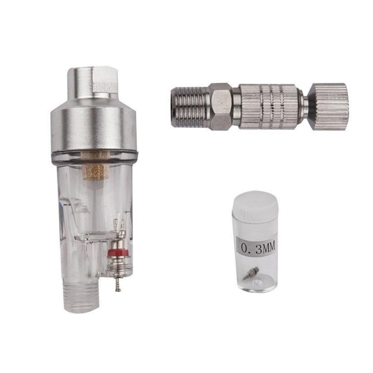 Kit Aérographe 180k Professionnel en Métal Double Action