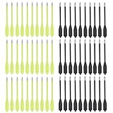 YLS 60PCS 6.25 Inch 50-80LB Mini Archery Crossbow Bolts Set with Sharp Metal Tip, Reusable Durable Arrow Dart for Shooting Target Practice, Small Hunting Game, Outdoor Fishing