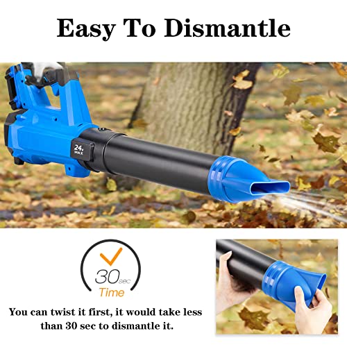 Flat Nozzle for Kobalt 24V Leaf Blower, Work for KHB 4124B-03(1 Pack, no Tool)