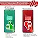 TECHGEAR [2 Pack] Screen Protectors for OnePlus 6T [ghostSHIELD Edition] Genuine Reinforced TPU Screen Protector Guard Covers with FULL Screen Coverage including Curved Screen Area [Edges Protection]