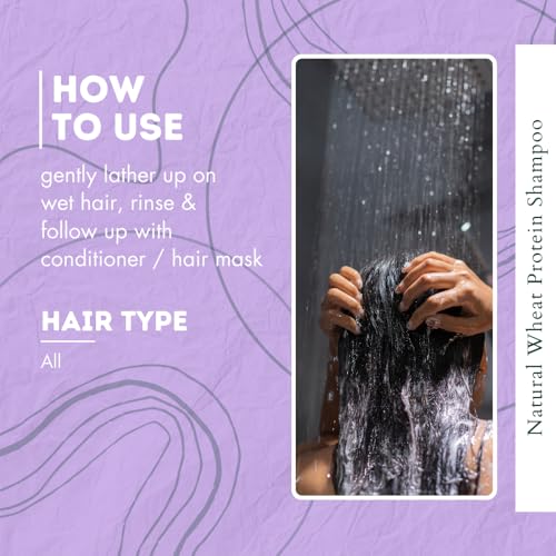 Image of ROM A5 Z | KHADI Herbal Shampoo | Strengthens & Conditions | Sulfate & Paraben Free (Wheat Protein (420 ML))