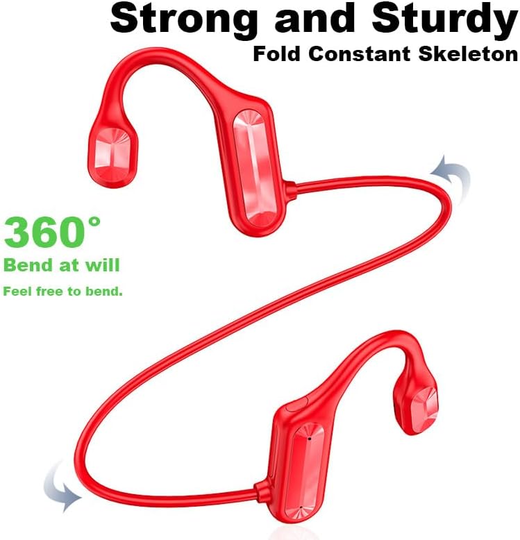 Miniatura 4 de Hugifun Auriculares deportivos Bluetooth de conducción de aire abiertos - Auriculares inalámbricos resistentes al sudor para entrenamientos y correr