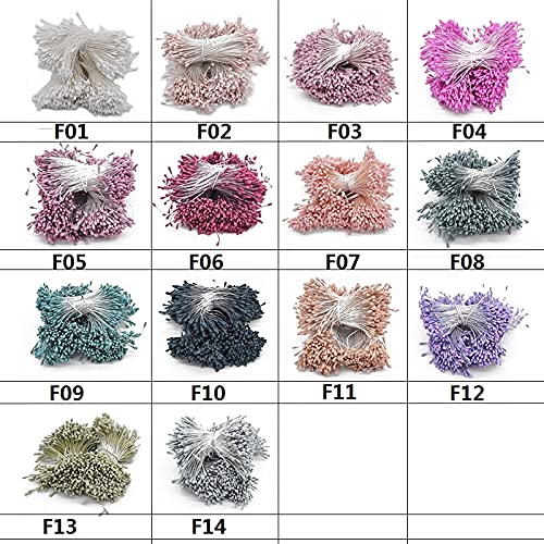 Kunstmatige Bloem Meeldraden, 900 Stuks, 3mm, DIY Handgemaakte Decoratieve Hoofddeksels Accessoire