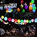 40 Pack LED Light Up Balloons, Mixed-Colors Flashing Party Lights Lasts 12-24 Hours , Glow in the dark For Parties, Birthdays Wedding Decorations And Halloween Christmas Festival,Fillable with Helium
