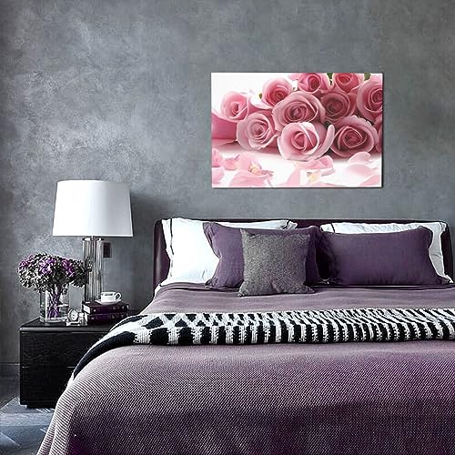 Impression de roses sur toile : poésie florale pour votre décoration