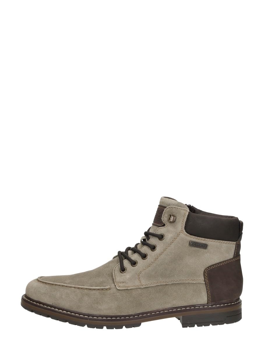 Rieker Men's 13744 Lace-Up Boots, Beige 64, 11 UK