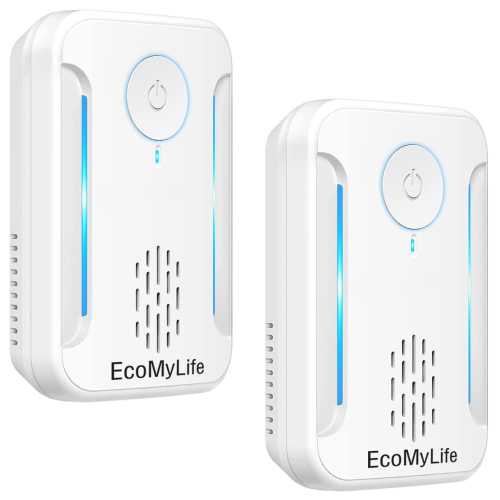 Ultrasonic Pest Repeller, Electronic Pest Repellent, Indoor Plug in Pest Control, Spider Deterrent, Get rid of Mice, Anti Ant Fly Mosquito Mouse Rats Roach Rodents Insects Bed Bugs (2 Pack)