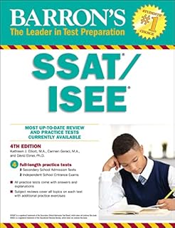 SSAT/ISEE: High School Entrance Examinations (Barron's Test Prep)