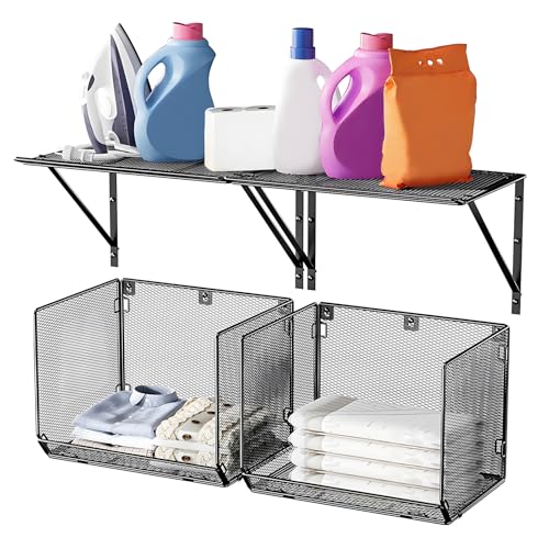 Catálogo para Comprar On-line Unidades de estanterías - 5 favoritos. 44 NCONCO Estantes de Lavandería con Cestas (2 Pack), Organizador de Lavandería Ahorro de Espacio 25kg Capacidad Multiusos para Baño Cocina Dormitorio Estante sobre Lavadora...