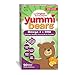 Yummi Bears Omega 3 + DHA Gummy Vitamin Supplement for Kids, 90 Gummy Bears