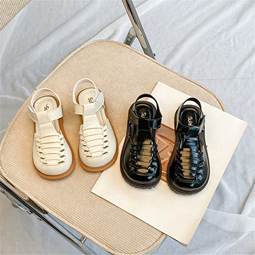 Girls Sandals Casual Shoes Bowknots Flat Sandals Light Weight Summer Dress Shoes Little Toddler Girl Dress Shoe2