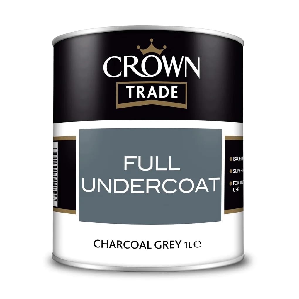 Crown Charcoal Grey Trade Full Undercoat 1L