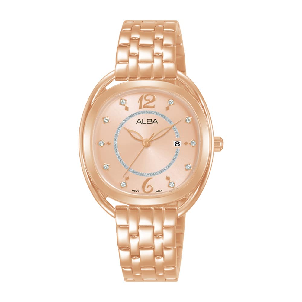 Alba Stainless Steel Women Analog Wristwatch Ah7Bg2X1, Rose Gold Dial, Rose Gold Band (B0C4TDNC3D) Amazon Price History, Amazon Price Tracker