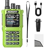 MKMX8000 Amateurfunkgerät, 10W Hochleistung Mehrband-Funkgerät, 6000mAh Akku, Dualanzeige & Dualstandby, Bluetooth Programmierung, Typ-C Schnellladung