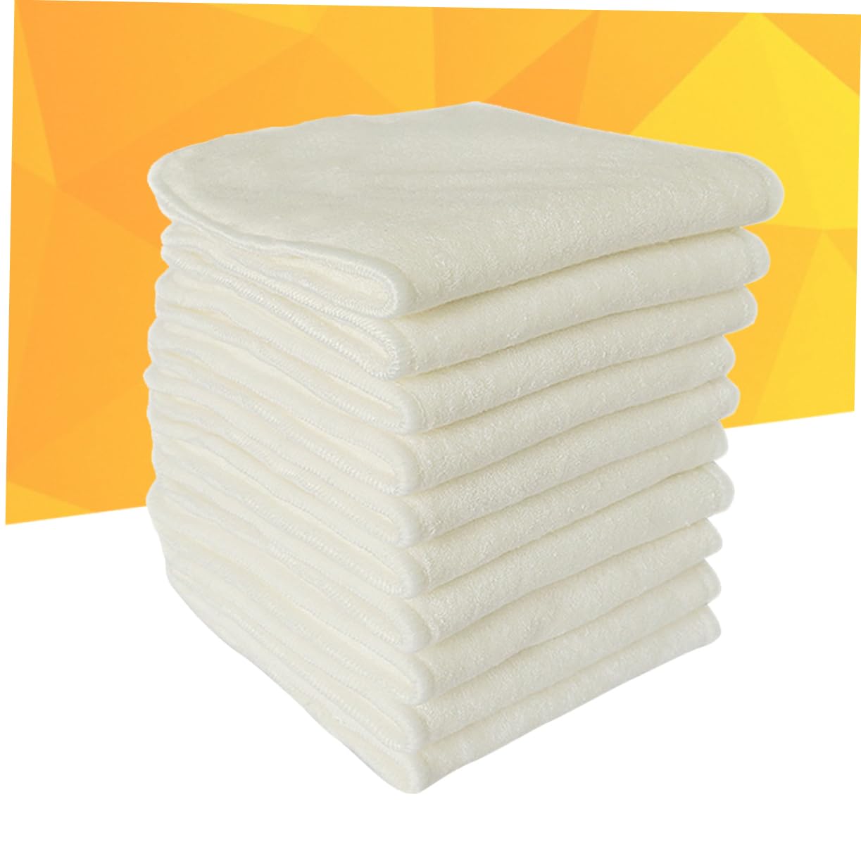 6stücke Stoffwindeln Für Packung Waschbar Wiederverwendbar Tuch Einlagen Überzüge Beige Farbe