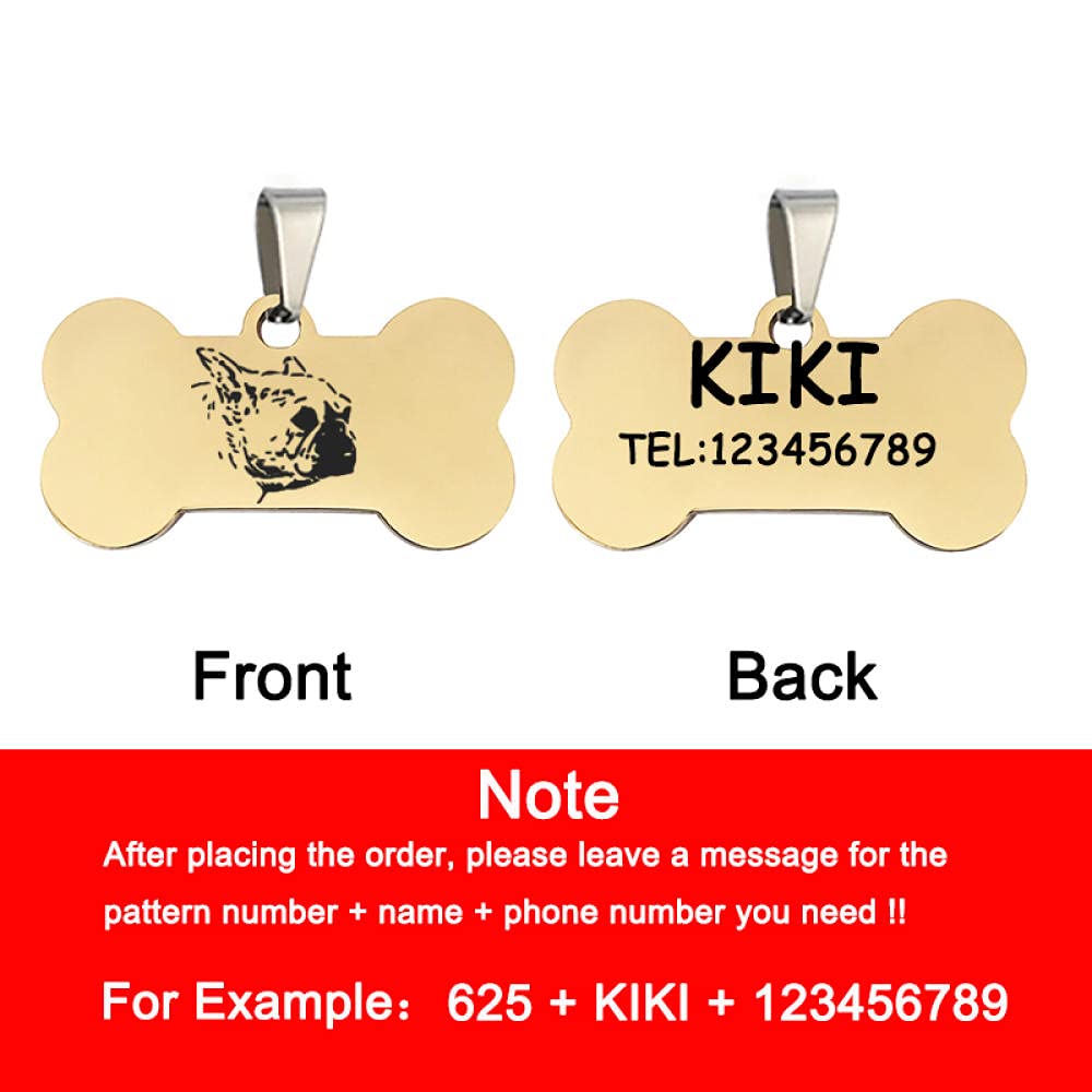 Cuore Di Gatto Targhetta Per Animali In Acciaio Inox - Foto 3